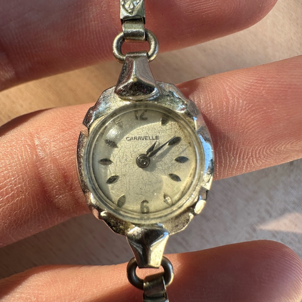 Vintage Caravelle Silver Women’s Watch